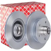 FEBI BILSTEIN Bromsskiva 02583, fram, full, 1 Stycke
