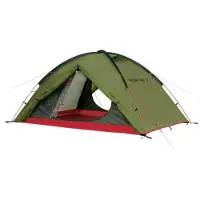 High Peak Woodpecker 3, Camping, Hård ram, Kupol-/iglootält, 3 personer, Grön, Röd