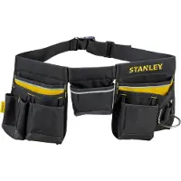 Stanley 1-96-178, Verktygsbälte, Svart, Gul, Nylon, 5 fickor, 600 D, Klickspänne