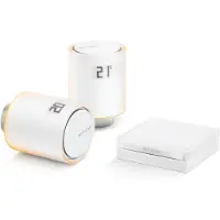 Netatmo Smart Radiator Valves - Starter Pack - vandventil - trådlös - 802.11b/g/n - 2.4 Ghz