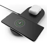 Belkin 2x Trådlös Dubbel Laddningsplatta Med Psu-laddare 10w