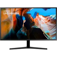 Samsung U32J590UQP - UJ59 Series - LED-skärm - 32 (31.5 visbar) - 3840 x 2160 4K @ 60 Hz - VA - 270 cd/m² - 3000:1 - 4 ms - 2xHDMI, DisplayPort - mörkblå/grå