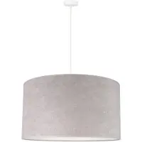Duolla Hänglampa Bristol , dimbar, Aluminium / grå / zink, Vardagsrum / matsal, Textil / tyger / siden, Pendellampa