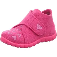 Superfit Innerskor - Ull - Rosa m. Hjärter - - 21 - Innerskor