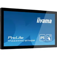 Iiyama ProLite TF2234MC-B7AGB LED-skärm EEK F (A - G) 55.9 cm (22 tum) 1920 x 1080 pixel 16:9 8 ms DisplayPort, VGA, HDMI, USB IPS LED