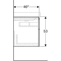 Geberit Underkläder Xeno² m/fl 2 skuf greig