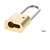 Burg wachter 116 PC 50 Niro Hänglås 51.3 mm Mässing Profilcylinder-hänglås