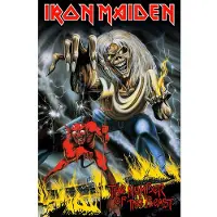 Ginza.se Iron Maiden: Textile Poster/Number Of The Beast