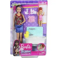Mattel Skipper Babysitter Play Set Barn & Badkar