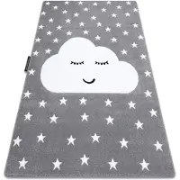 Rugsx Matta PETIT CLOUD stjärnor grå 120x170 cm