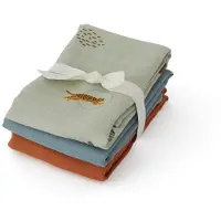 OYOY Muslinfiltar - Lejon - 3 st. - Multi - - One Size - Muslinfilt