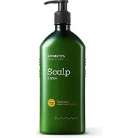 Aromatica Rosmarin Hårbotten Peeling Schampo 400ml | Börja Rent, Från Rötterna Upp — Rosmarin & BHA Hårbotten Återställning för Hår Fritt Från Uppbyggnad, Vårdat Hår
