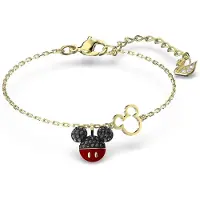Swarovski Musse Pigg Armband Damarmband Svart Guld 5566689 Box (Random Color)