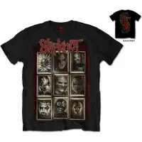 Ginza.se Slipknot: Unisex T-Shirt/New Masks (Black) (Back Print) (Large)