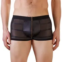 NEK Boxershorts med Blixtlås - Svart - M - Svart