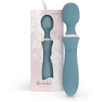 Bloom Orchid Wand - vibrator stav - uppladdningsbar massager - turkos