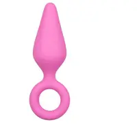 EasyToys - Buttplug Set With Pull Ring, Pink