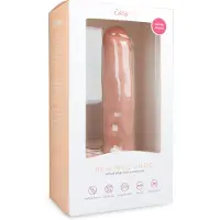 Easytoys Dildo Collection - dildo med sugkopp och pung - stor 29,5 cm - natur