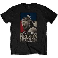 Ginza.se Willie Nelson: Unisex T-Shirt/Born For Trouble (Black) (Small)