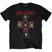 Ginza.se Guns N Roses: Guns N' Roses Unisex T-Shirt/Vintage Cross (Black) (XX-Large)