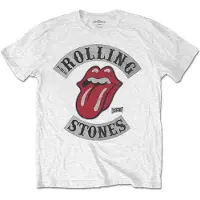 Ginza.se The Rolling Stones: Unisex T-Shirt/Distressed Tour 78 (White) (Medium)