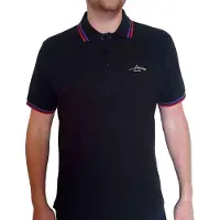 Ginza.se Pink Floyd: Unisex Polo Shirt/Dark Side of the Moon Prism (Black) (Medium)