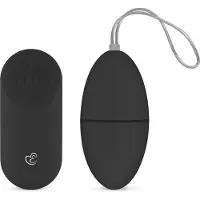 EasyToys - bärbart radiostyrt vibratorägg med 7 rytmer (svart)