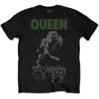 Ginza.se Queen: Unisex T-Shirt/News of the World 40th Full Cover (Black) (Small)