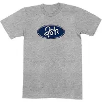 Ginza.se Ash: Unisex T-Shirt/Retro Logo (Black) (Medium)