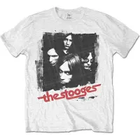 Ginza.se Iggy & The Stooges: Unisex T-Shirt/Four Faces (White) (Small)