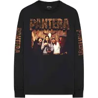 Ginza.se Pantera: Unisex Long Sleeve T-Shirt/Bong Group (Black) (Sleeve Print) (Small)