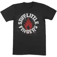 Ginza.se Stiff Little Fingers: Unisex T-Shirt/Wall (Black) (XX-Large)