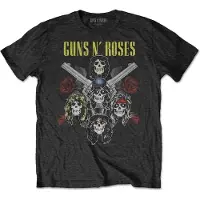 Ginza.se Guns N Roses: Guns N' Roses Unisex T-Shirt/Pistols & Roses (Black) (Back Print) (XX-Large)