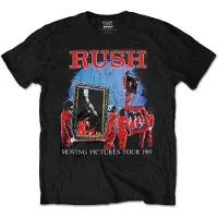 Ginza.se Rush: Unisex T-Shirt/Moving Pictures Tour (Black) (X-Large)