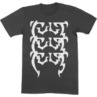 Ginza.se The Cult: Unisex T-Shirt/Repeating Logo (Black) (Medium)