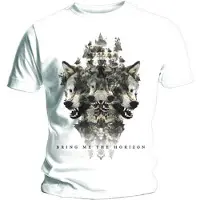 Ginza.se Bring Me The Horizon: Unisex T-Shirt/Wolven Version 2 (White) (XX-Large)