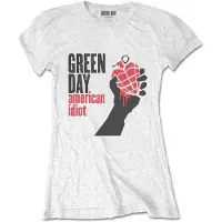 Ginza.se Green Day: Ladies T-Shirt/American Idiot (White) (Large)