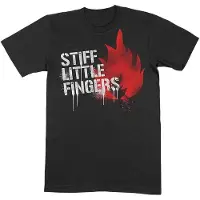 Ginza.se Stiff Little Fingers: Unisex T-Shirt/Graffiti (Black) (Small)