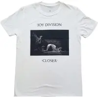 Ginza.se Joy Division: Unisex T-Shirt/Classic Closer (White) (Large)