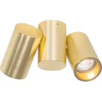 QAZQA Smart spotlight mässing 2-ljus justerbar inkl. 2 Wifi GU10 50mm - Michael