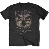 Ginza.se Pink Floyd: Unisex T-Shirt/Owl - WDYWFM? (Black) (X-Large)