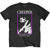 Ginza.se Creeper: Unisex T-Shirt/SD&TIV (Black) (X-Large)