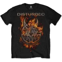 Ginza.se Disturbed: Unisex T-Shirt/Burning Belief (Black) (Large)