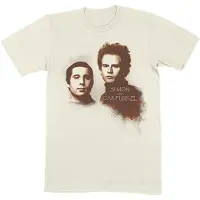 Ginza.se Simon & Garfunkel: Unisex T-Shirt/Faces (Natural) (Large)