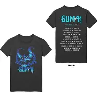 Ginza.se Sum 41: Unisex T-Shirt/Blue Demon (Black) (Back Print) (Medium)