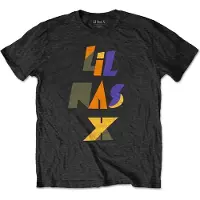Ginza.se Lil Nas X: Unisex T-Shirt/Scrap Letters (Black) (X-Large)