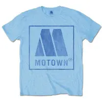 Ginza.se Motown Records: Unisex T-Shirt/Vintage Logo (Light Blue) (Large)