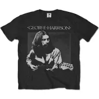 Ginza.se George Harrison: Unisex T-Shirt/Live Portrait (Black) (Medium)