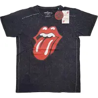 Ginza.se The Rolling Stones: Unisex T-Shirt/Classic Tongue (Black) (Wash Collection) (XX-Large)