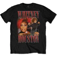 Ginza.se Whitney Houston: Unisex T-Shirt/90s Homage (Black) (Small)